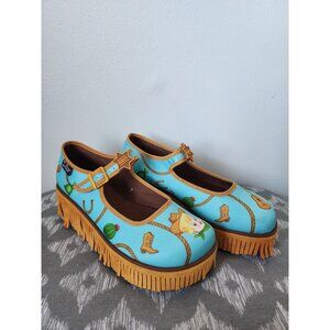 Chocolaticas Hot Chocolate Designs blue tassel sheriff maryjanes 8